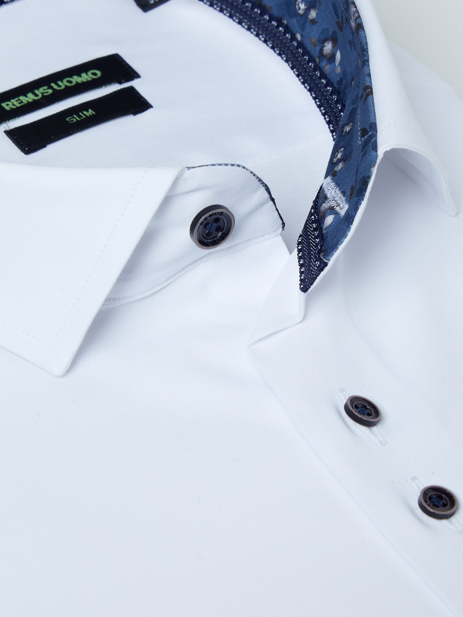 REMUS UOMO SLIM FIT SHIRT KIRK-WHITE