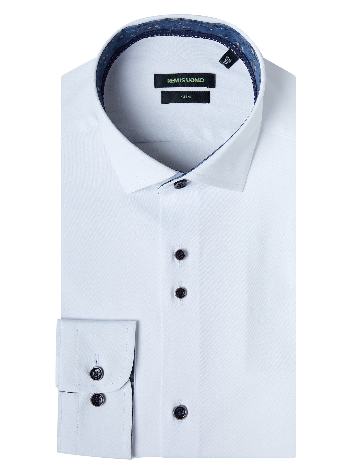 REMUS UOMO SLIM FIT SHIRT KIRK-WHITE