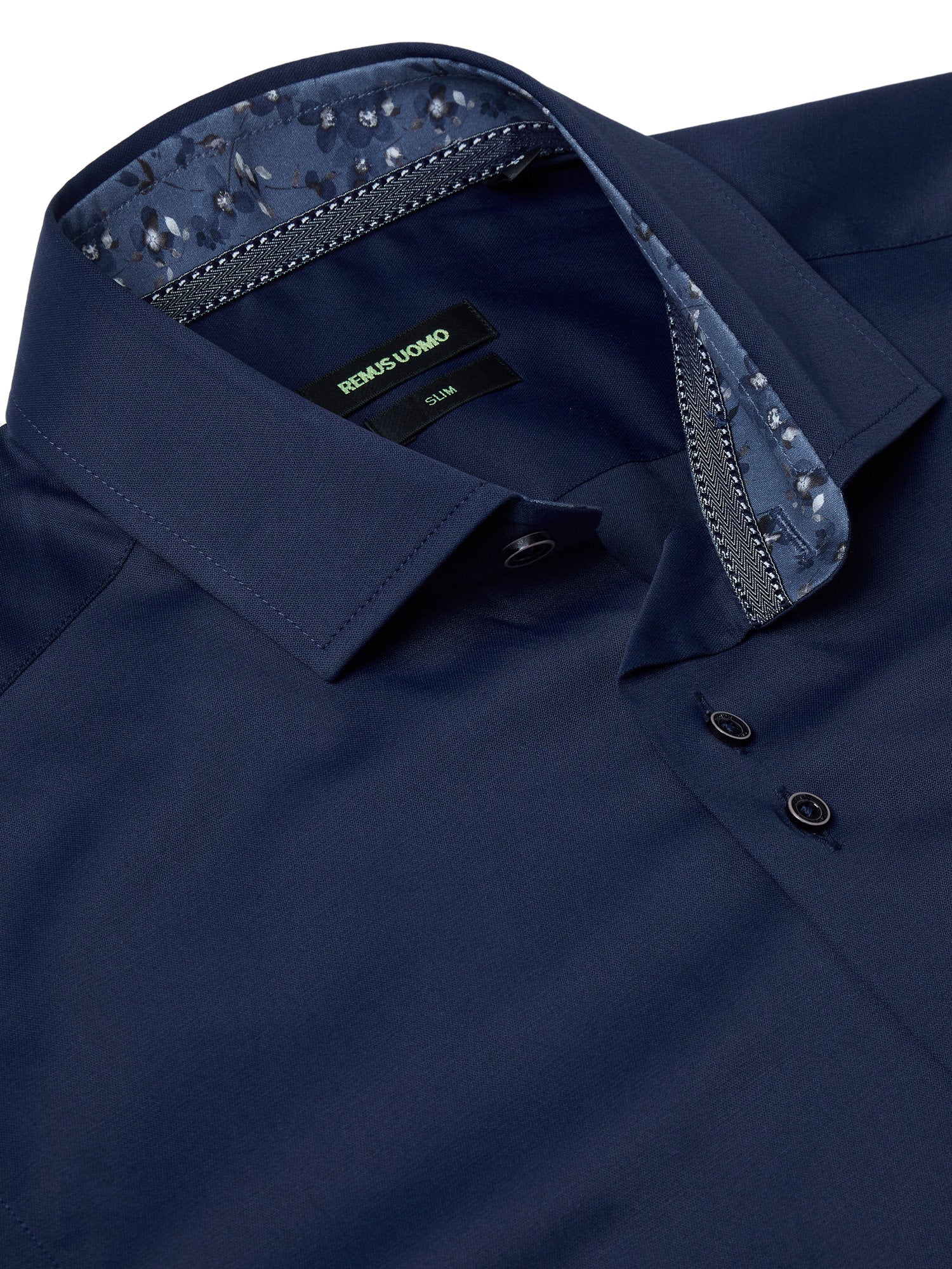 REMUS UOMO SLIM FIT SHIRT KIRK-NAVY