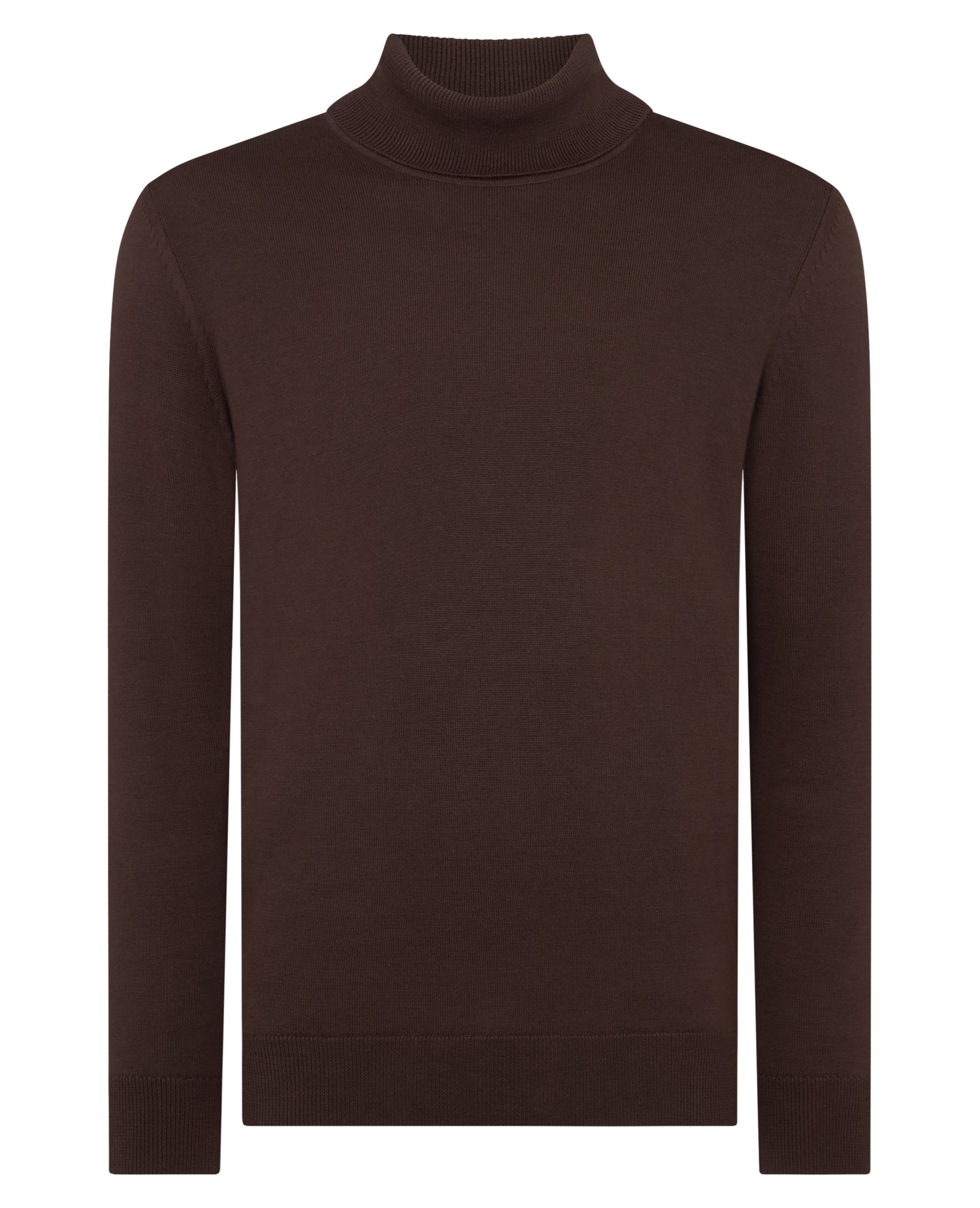 REMUS UOMO ROLL NECK BROWN