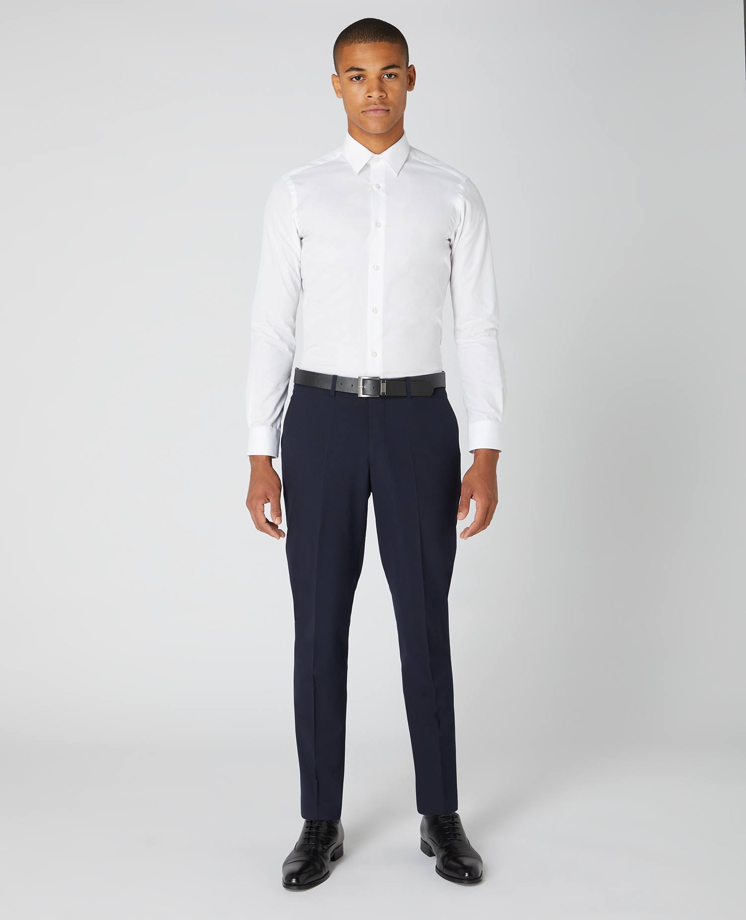 REMUS UOMO SANTI TROUSERS NAVY  - LONG