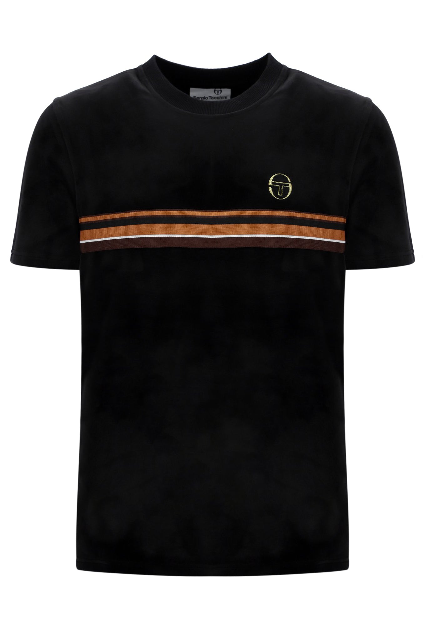 SERGIO TACCHINI AYME VELOUR TEE STM21126-160 BLACK