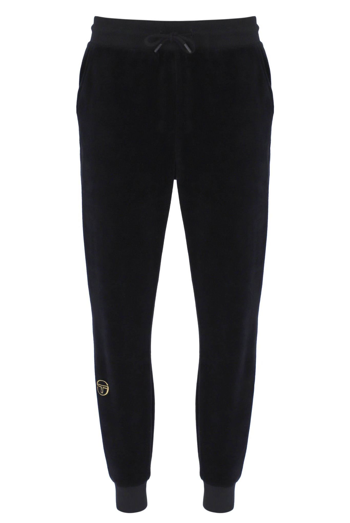 SERGIO TACCHINI COURT VELOUR JOGGERS - STM21137- 160 BLACK