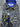 CLAUDIO LUGLI GOLD LEAF PRINT SHIRT CP8022-BLUE