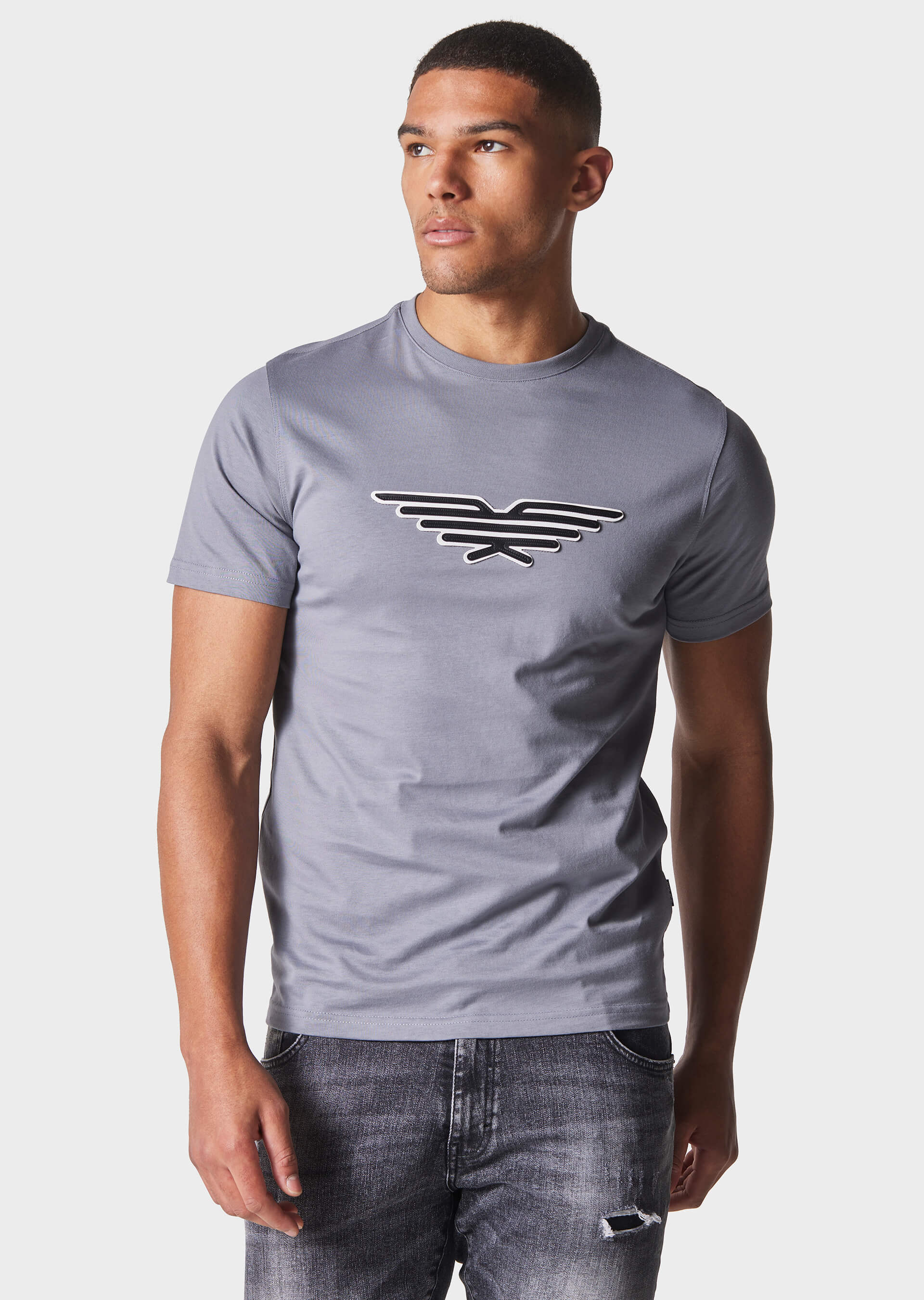 883 POLICE FOAKES T-SHIRT - GREY
