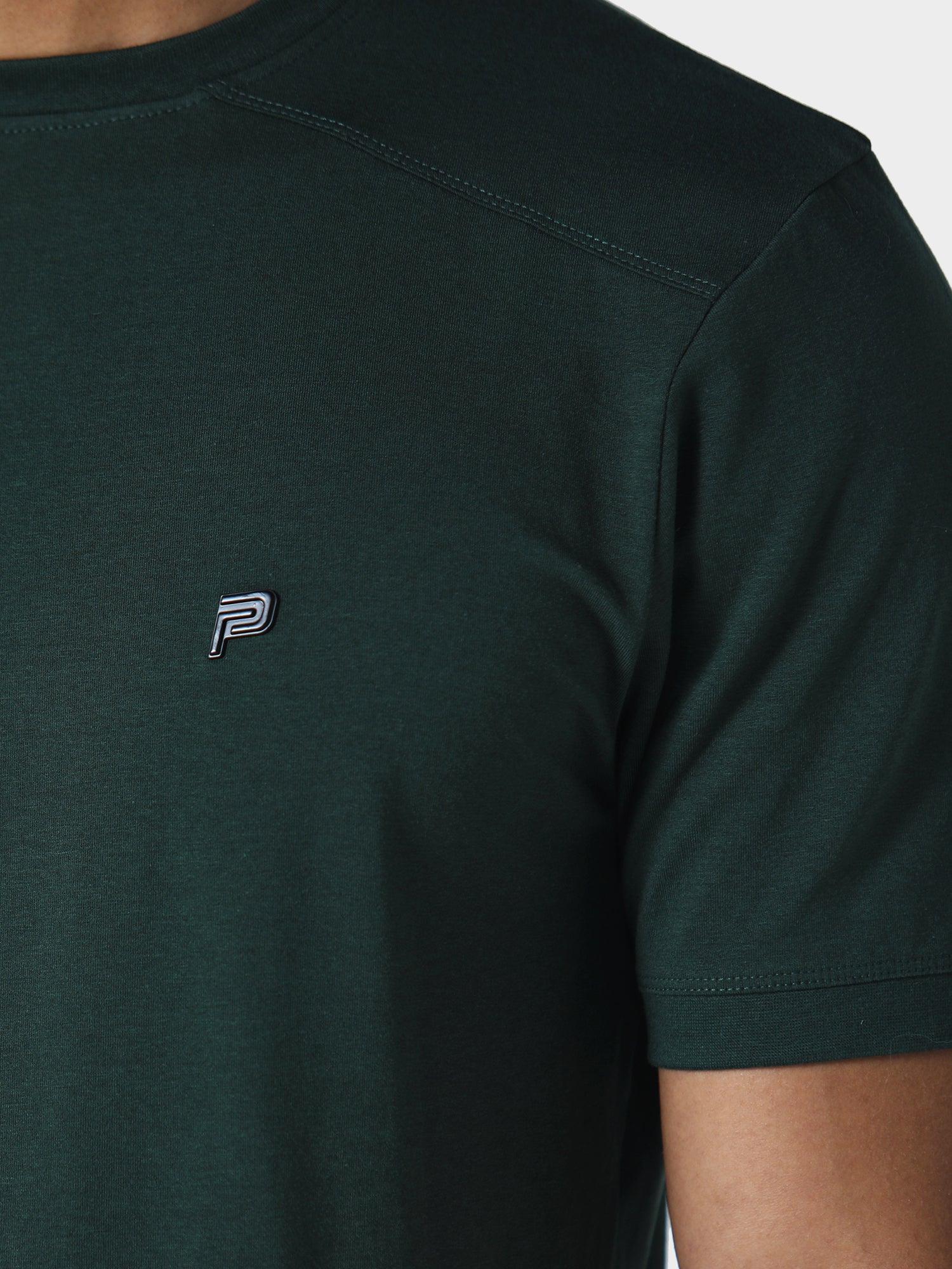 POLICE GAMBIT EMERALD GREEN BASIC T-SHIRT