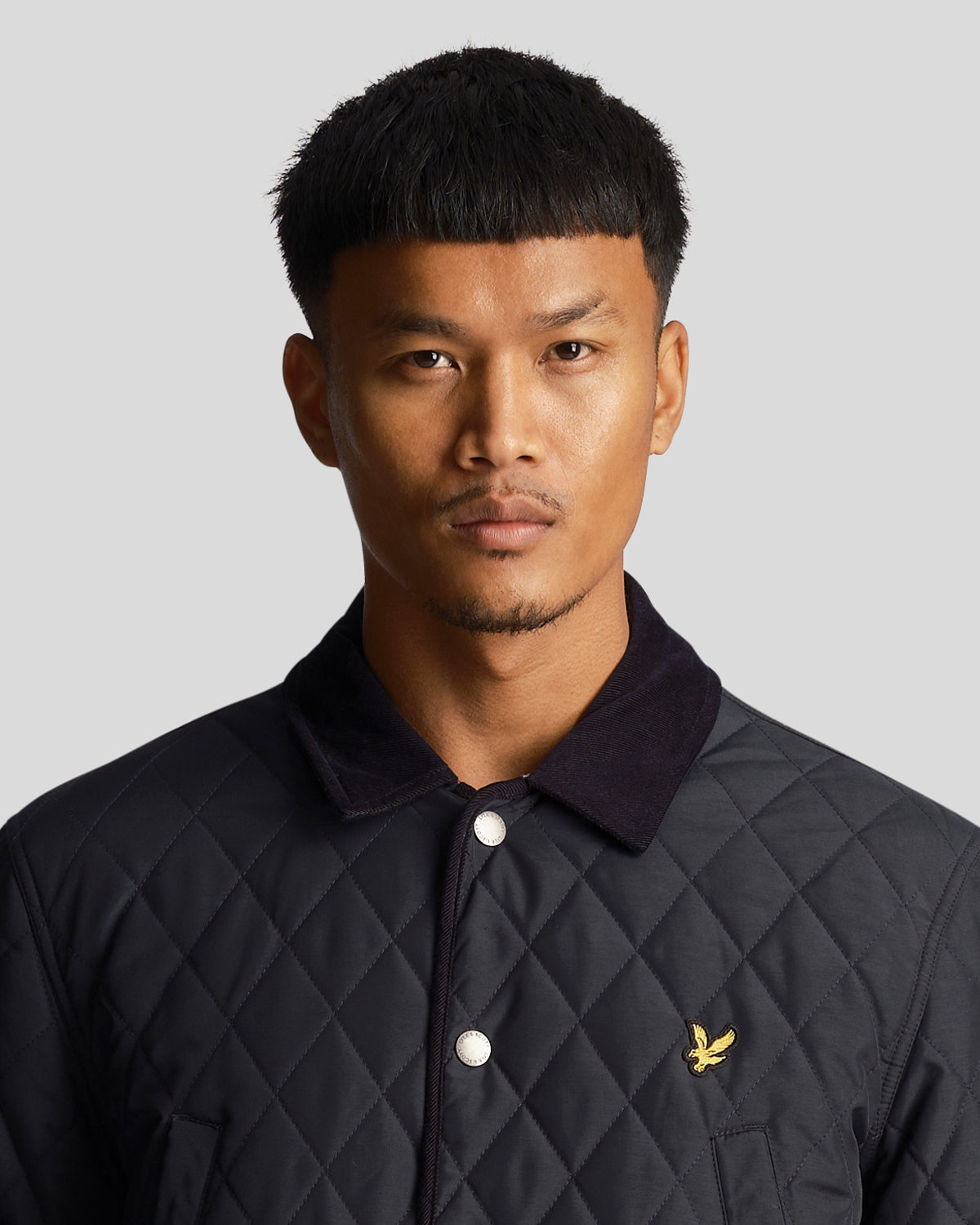 QUILTED JACKET -JK1990-NAVY