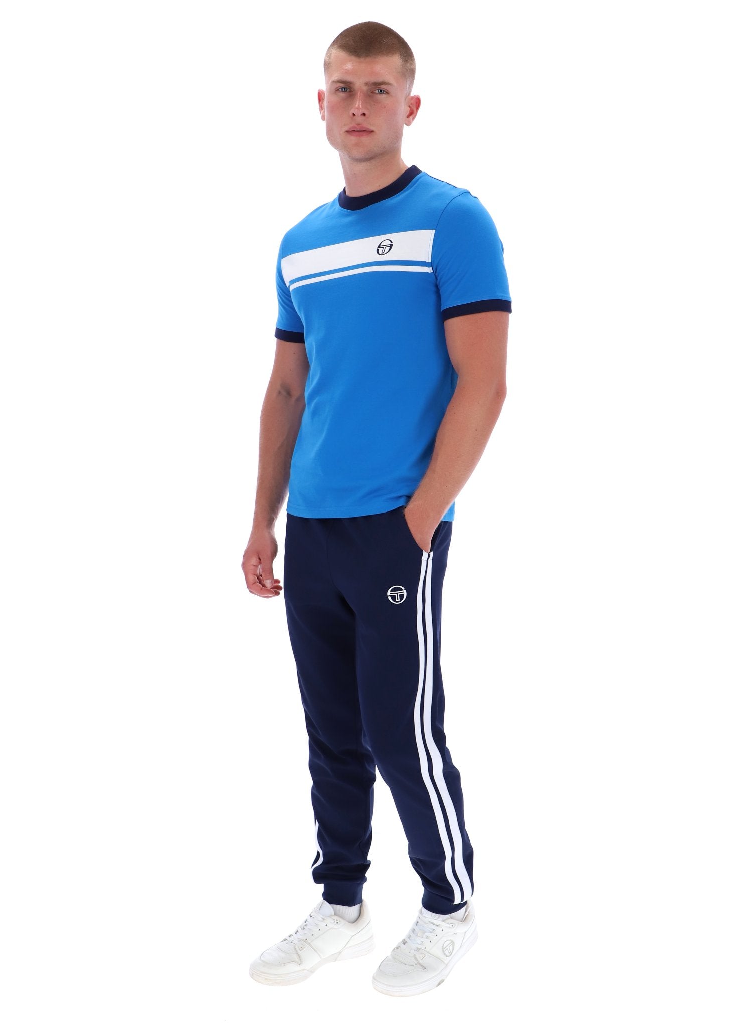 SERGIO TACCHINI MASTERS TEE STM14593-190 DIRECTOIRE BLUE