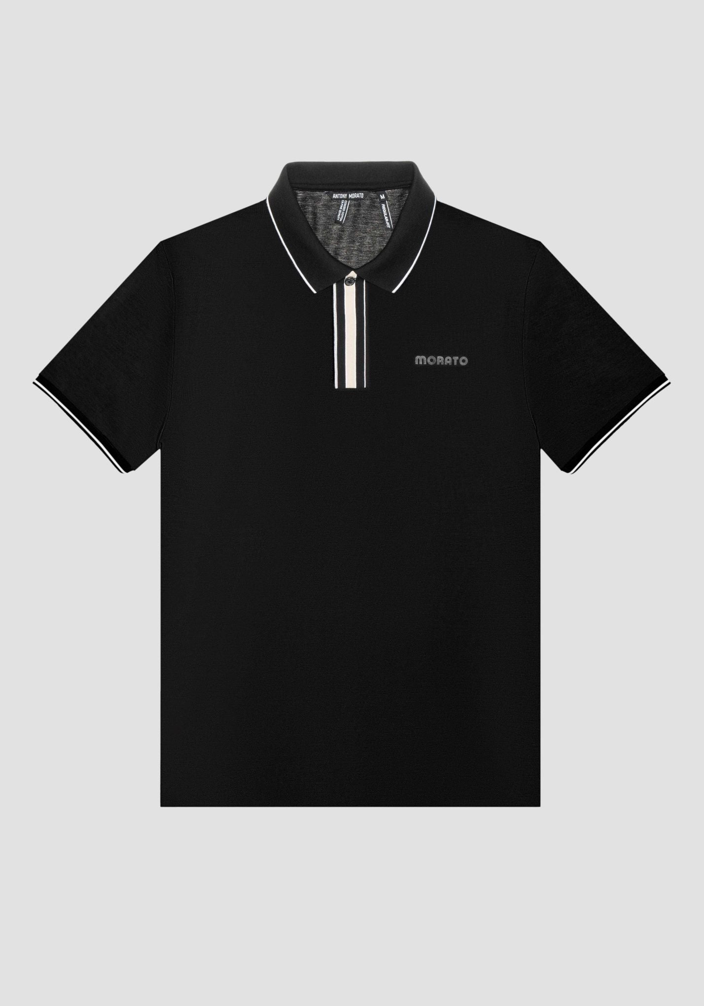 ANTONY MORATO POLO SHIRT MMKS 02377-BLACK