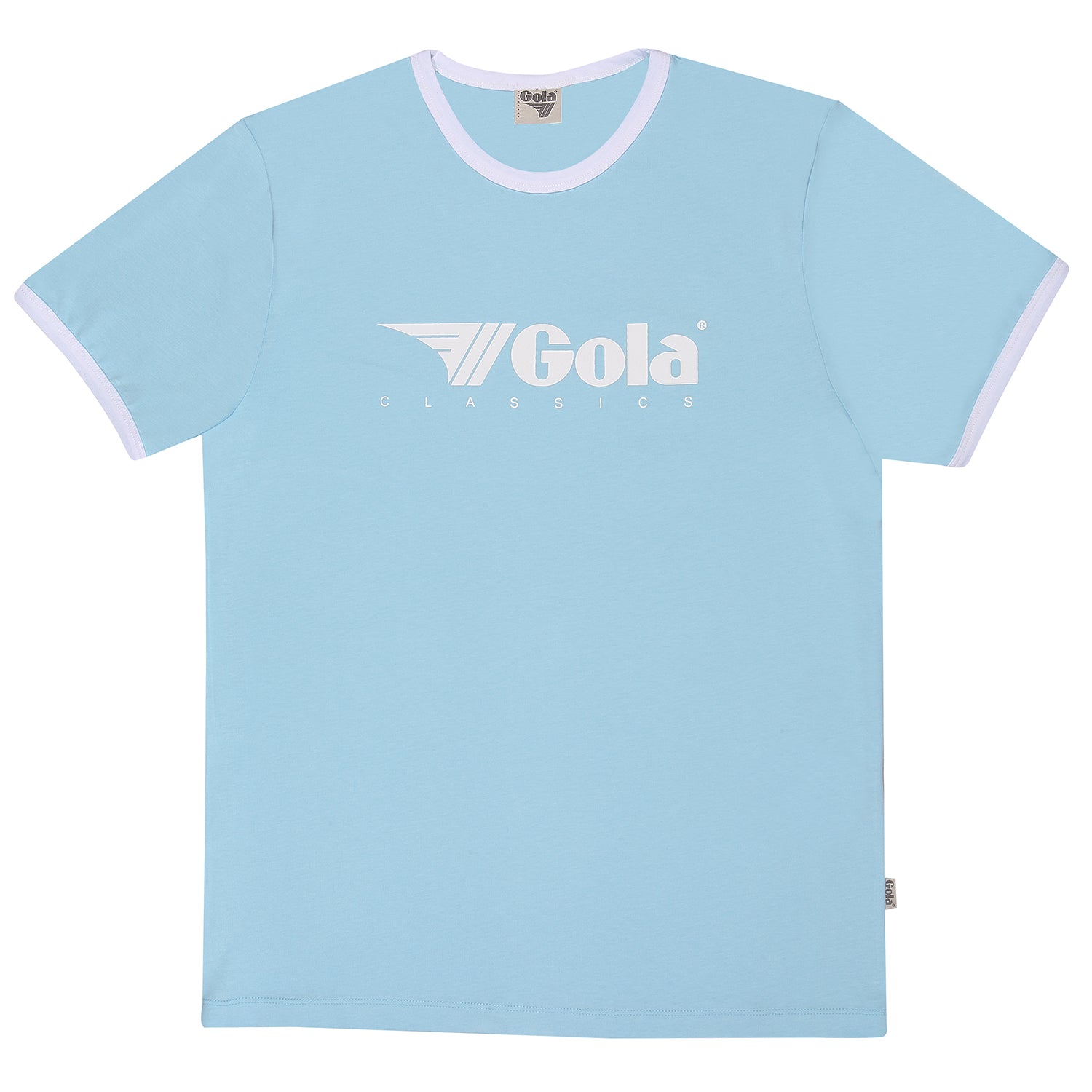 GOLA RETRO RINGER T-SHIRT SKY