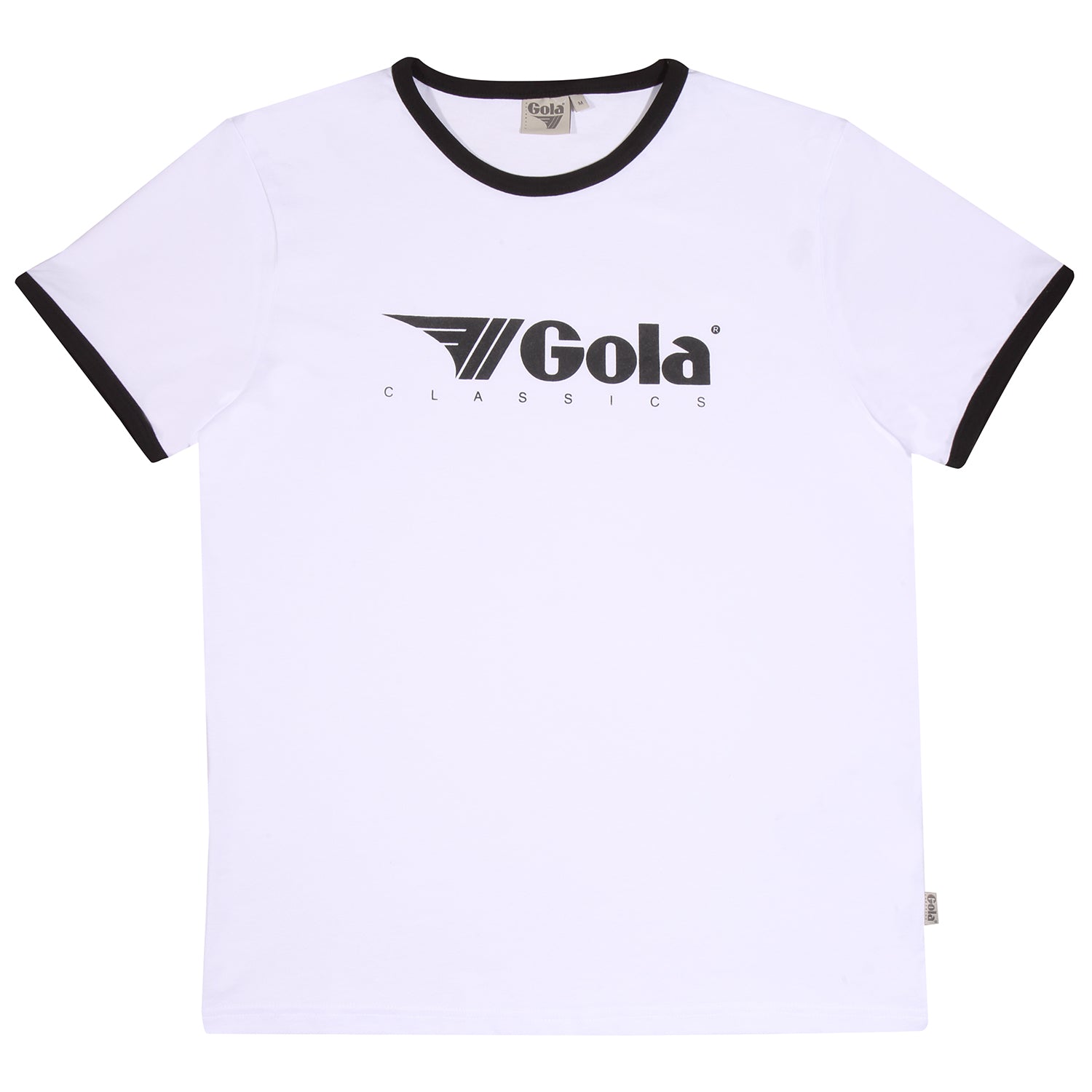 GOLA RETRO RINGER T-SHIRT WHITE
