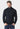 883 POLICE PORTIE 1/4 ZIP CABLE KNIT-NAVY