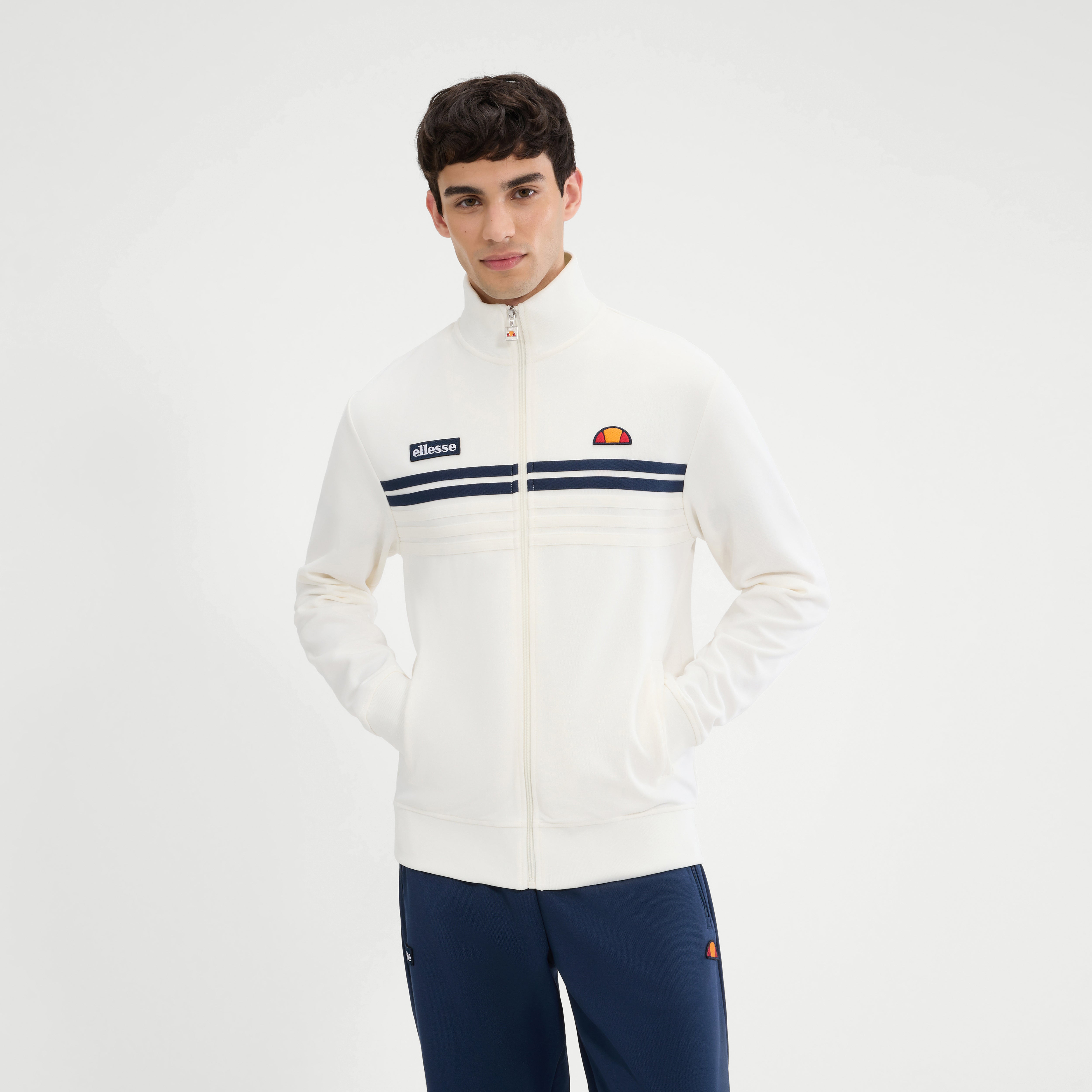 ELLESSE VICENZA TRACK TOP - OFF WHITE - SHB01428
