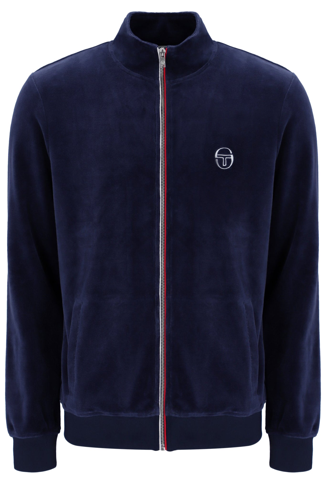 SERGIO TACHINNI EDDIE TRACK TOP - MARITIME BLUE