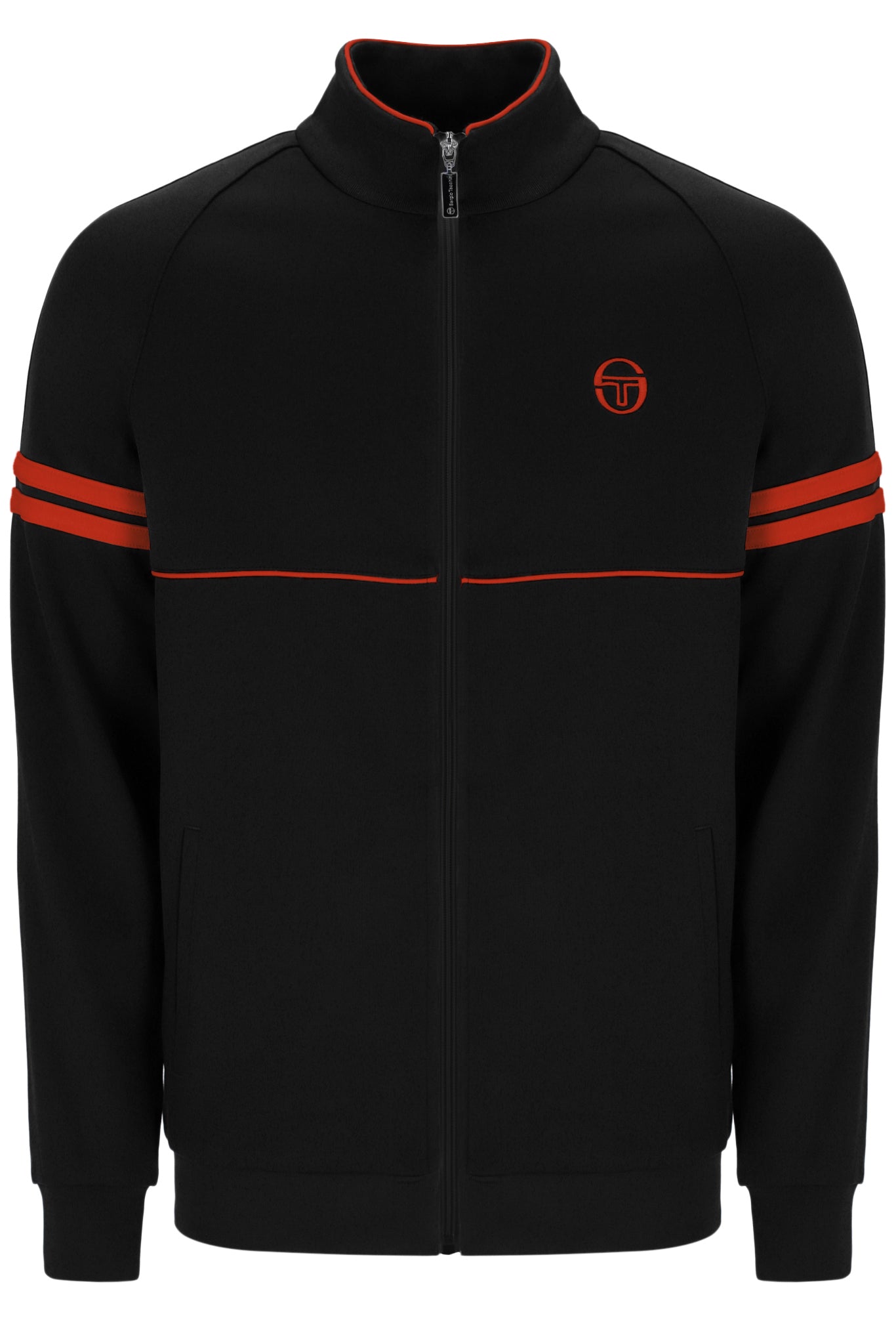 SERGIO TACCHINI ORION TRACK TOP STM14594-182 BLACK/TANGERINE TANGO