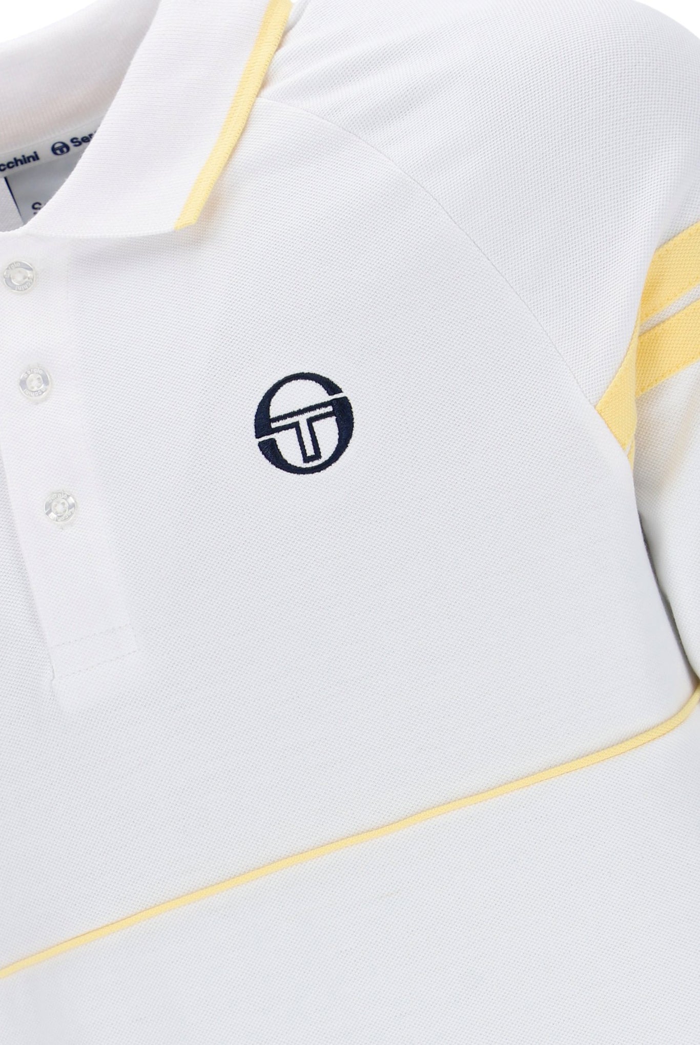 SERGIO TACCHINI Cambio Polo Shirt White & Golden