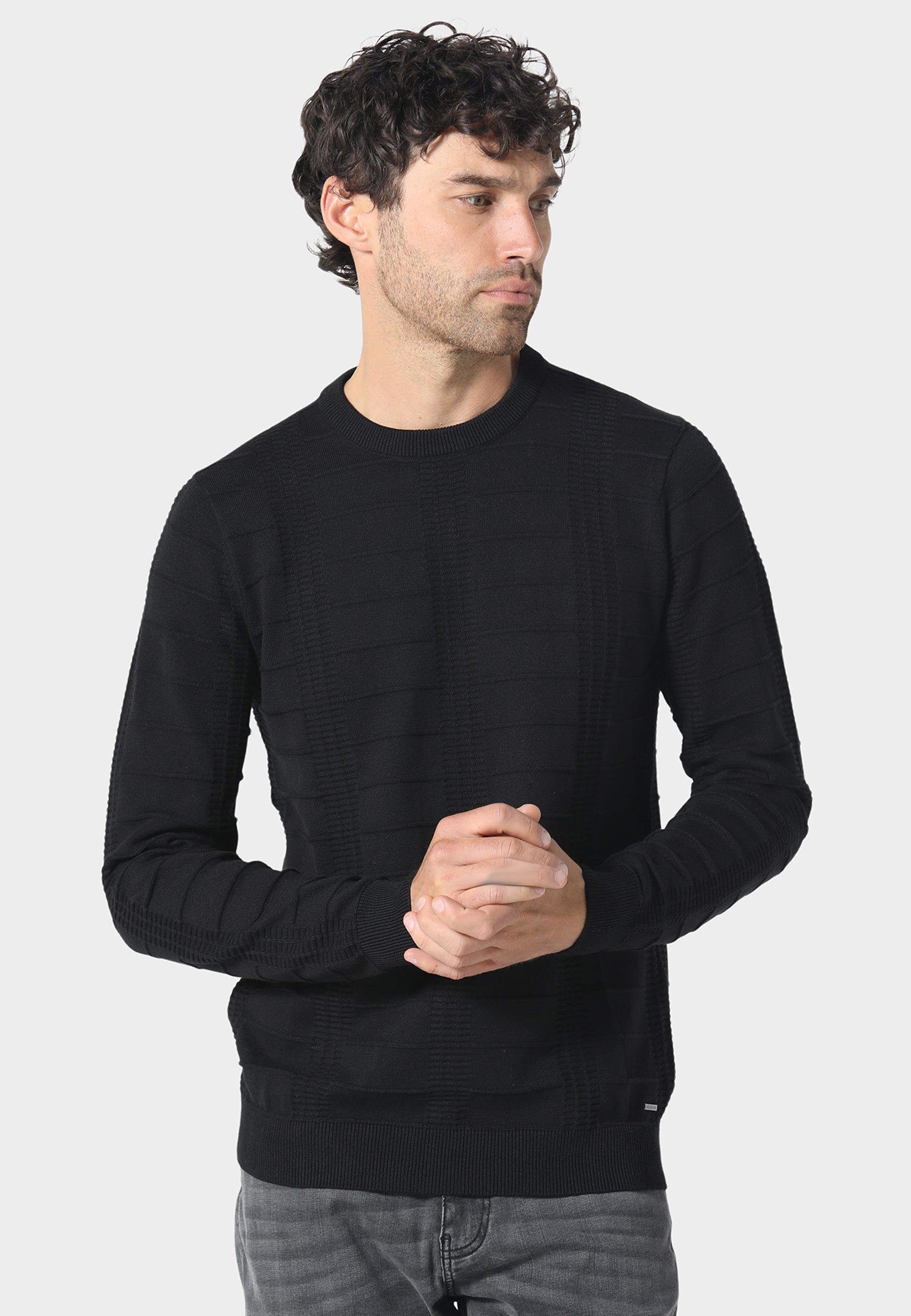 883 POLICE WEAVER BOX KNIT-BLACK