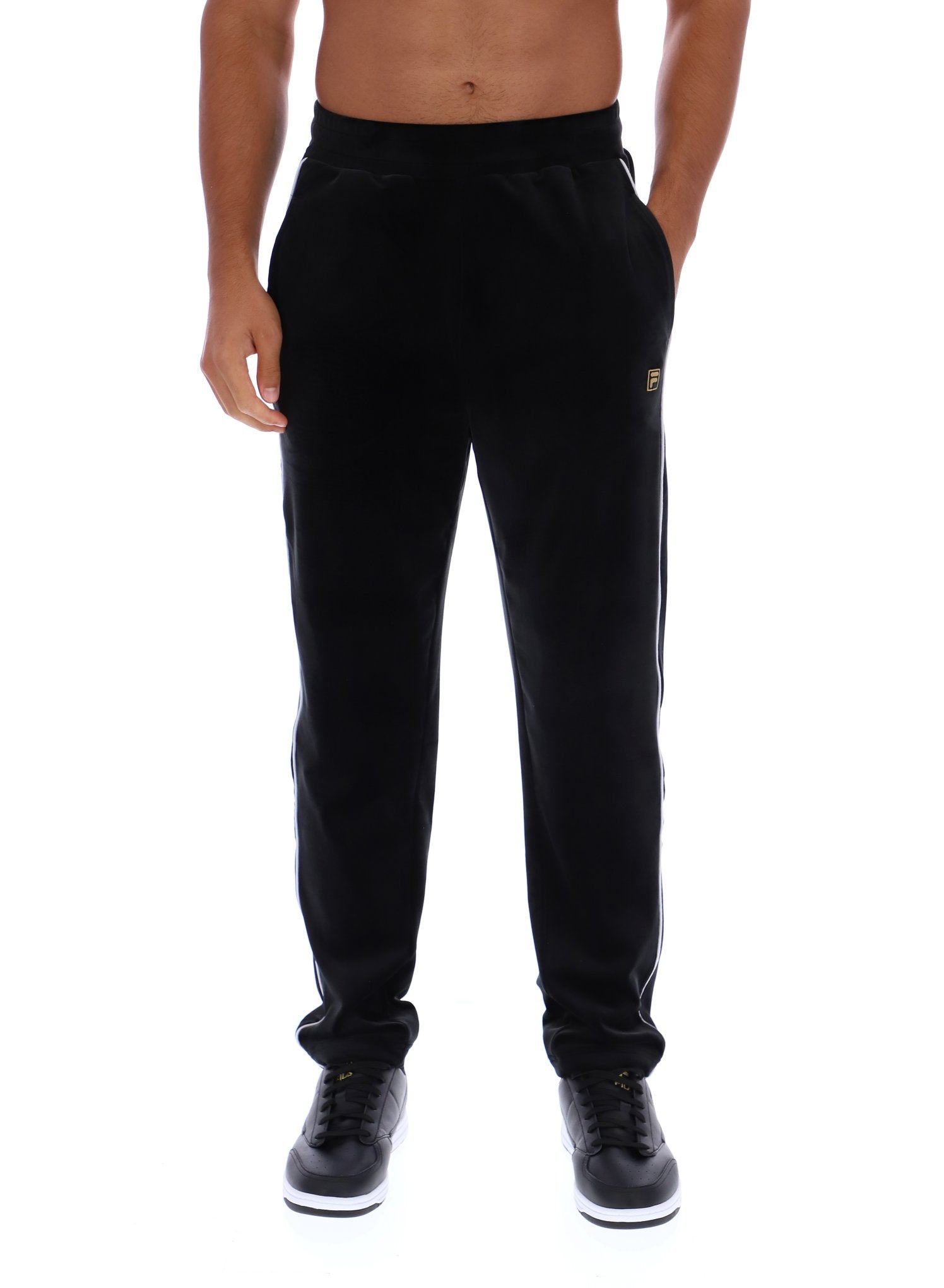 FILA WELLA TRACK PANTS FW25MG016-001 BLACK