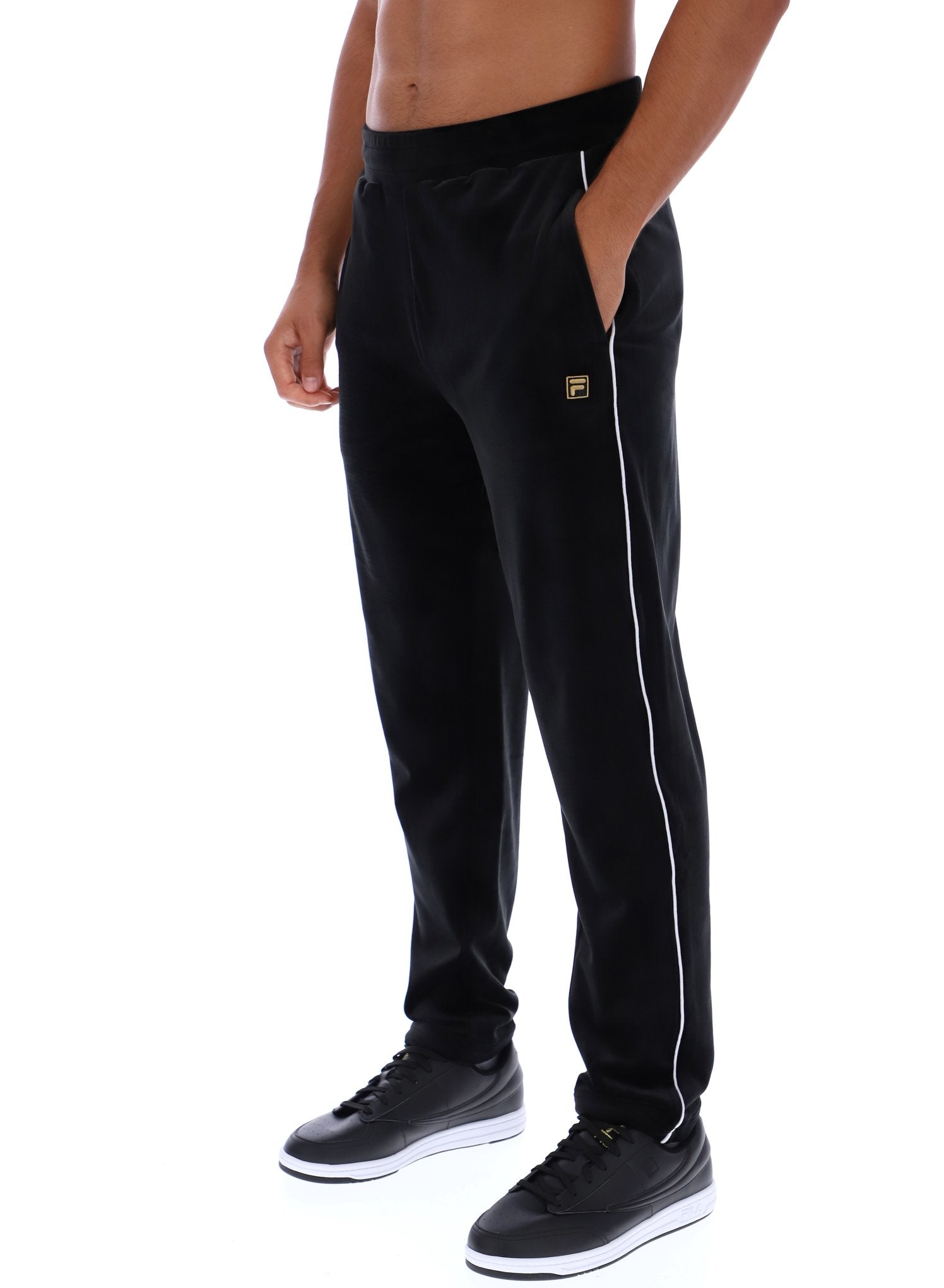 FILA WELLA TRACK PANTS FW25MG016-001 BLACK