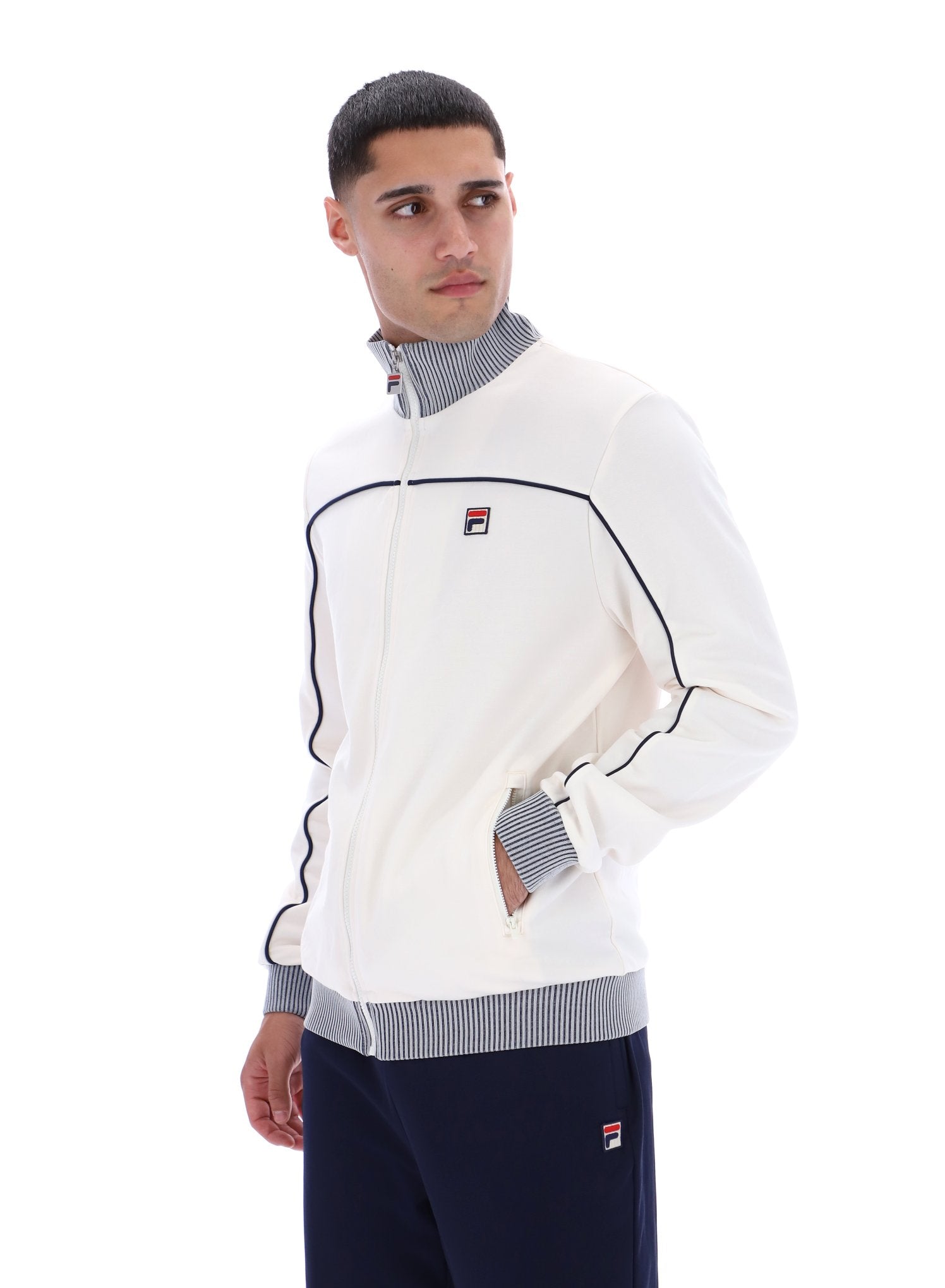 FILA ZAYNE TRACK TOP FW25MH002-130 WHITE