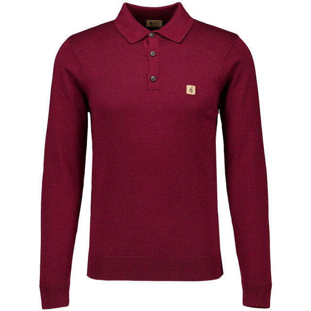 GABICCI FRANCESCO POLO KNIT V55GK08- MULBERRY