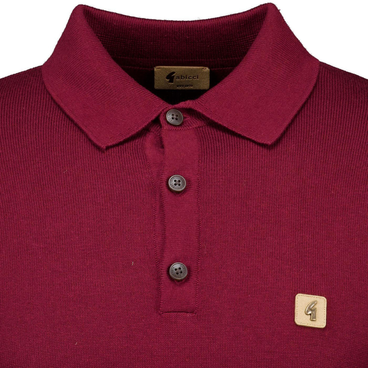GABICCI FRANCESCO POLO KNIT V55GK08- MULBERRY