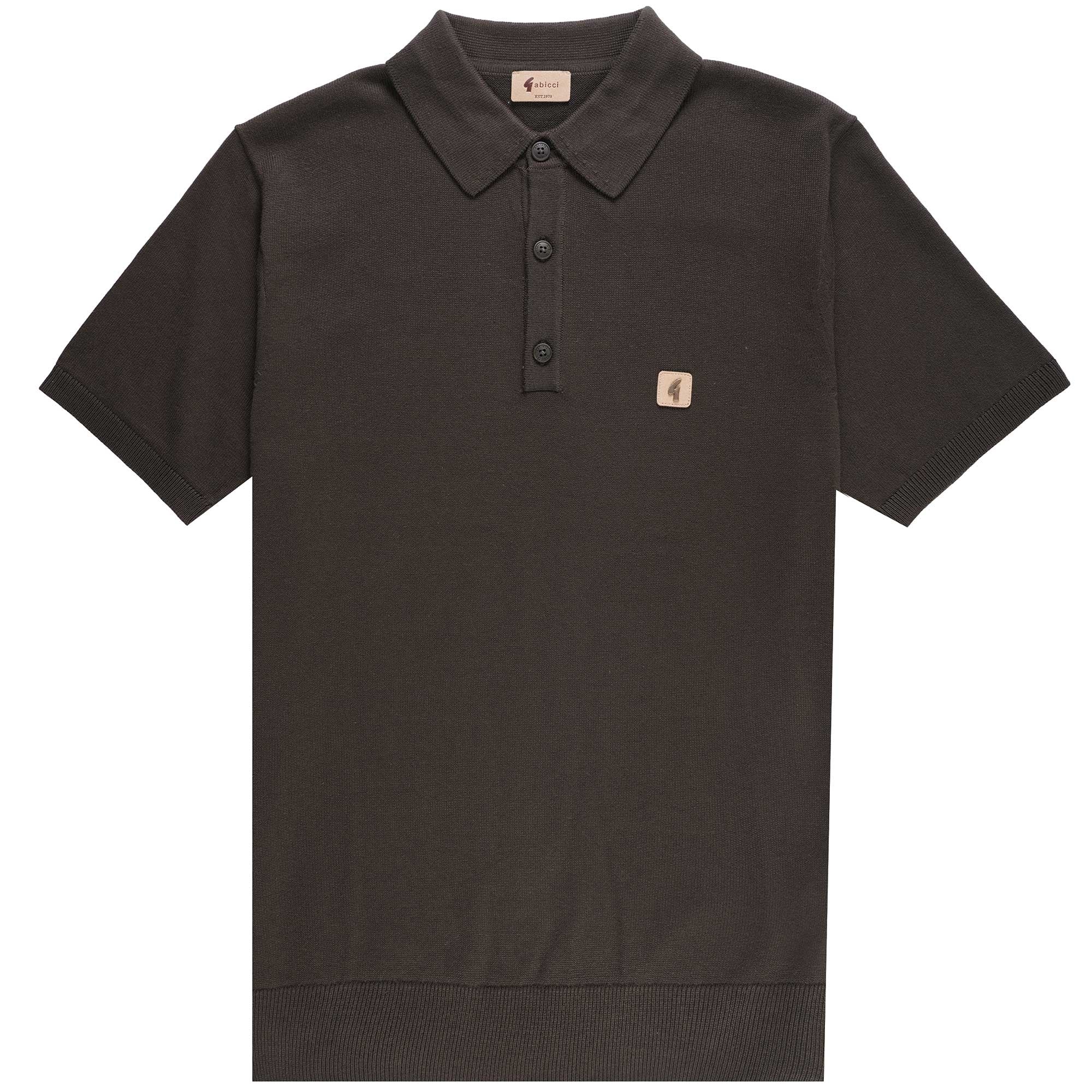 GABICCI JACKSON 3 BUTTON KNITTED POLO V55GK04-CLOVE