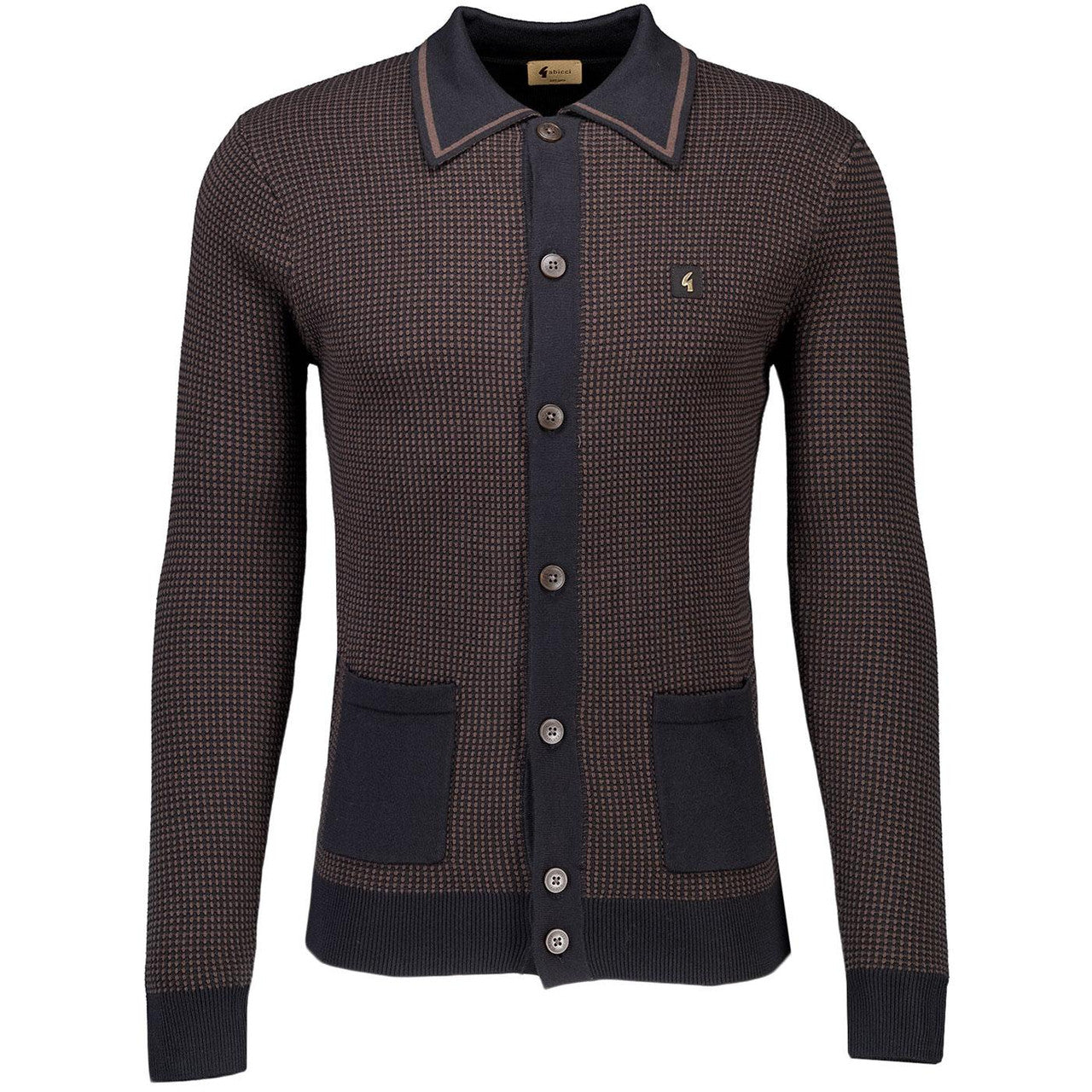 GABICCI NOEL BUTTON THROUGH KNIT - BLACK