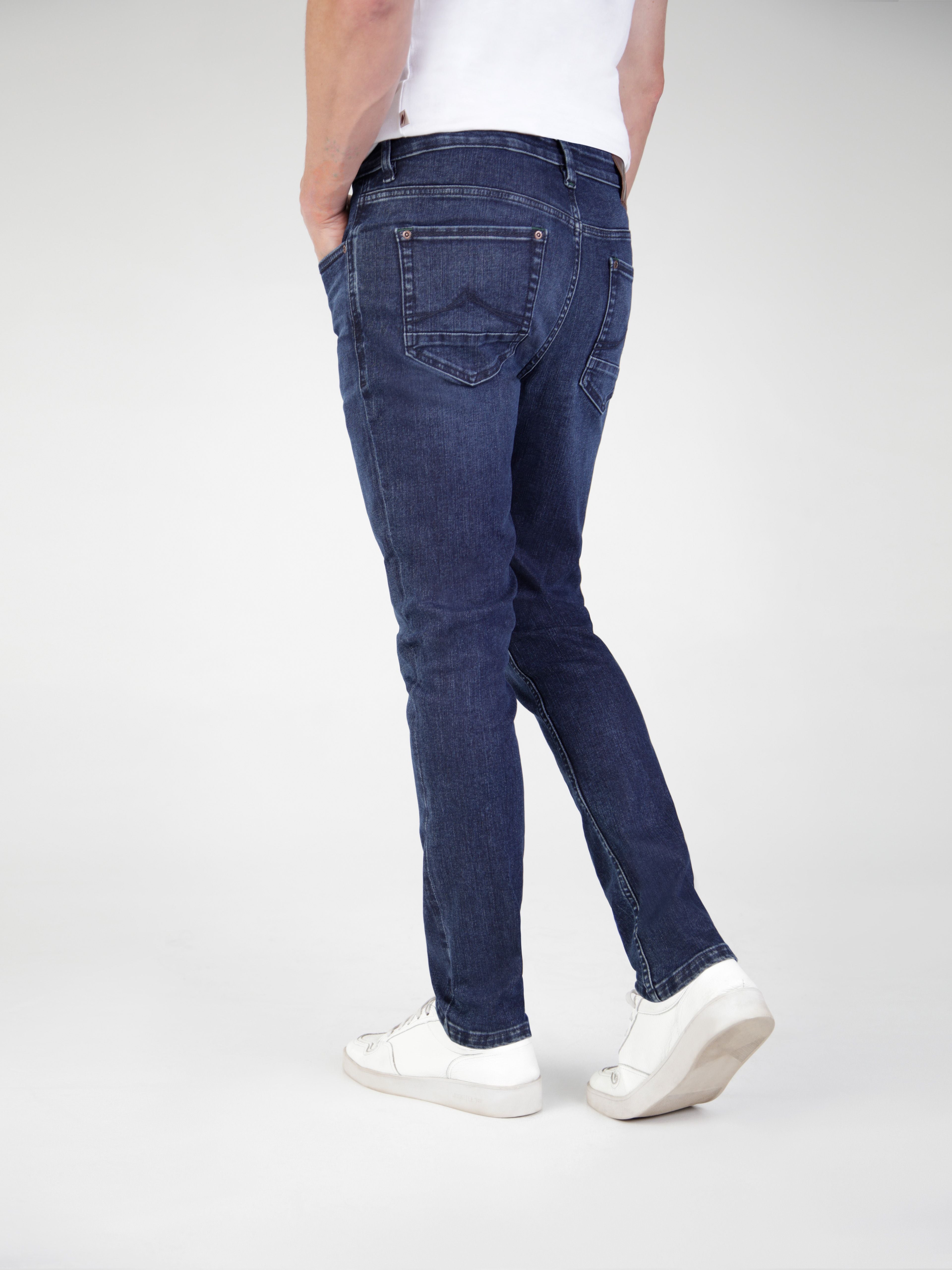 MISH MASH SPAWN DARK TAPERED FIT JEANS