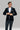 Cavani Rosa Velvet Blazer-Black